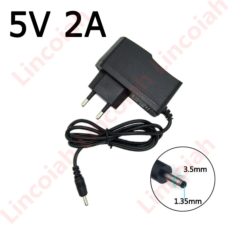 Ac 100-240v Wall Charger With Dc 3.5mm*1.35mm Plug Power Supply Charger For Foscam Cctv Ip Camera