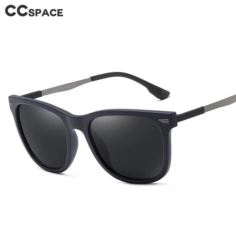 45973 пластиковые титановые Ретро квадратные поляризованные солнцезащитные очки