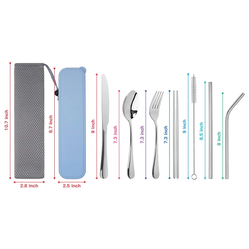 Столовая и набор столовой посуды для кухни походная посуда многоразовый ложка