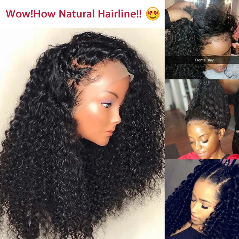

BrazilianDeep Curly Short Bob Lace Front Wig for Women Human Hair Wig Pre Plucked Remy Hair Frontal Wig Loose Deep Wave Wigs