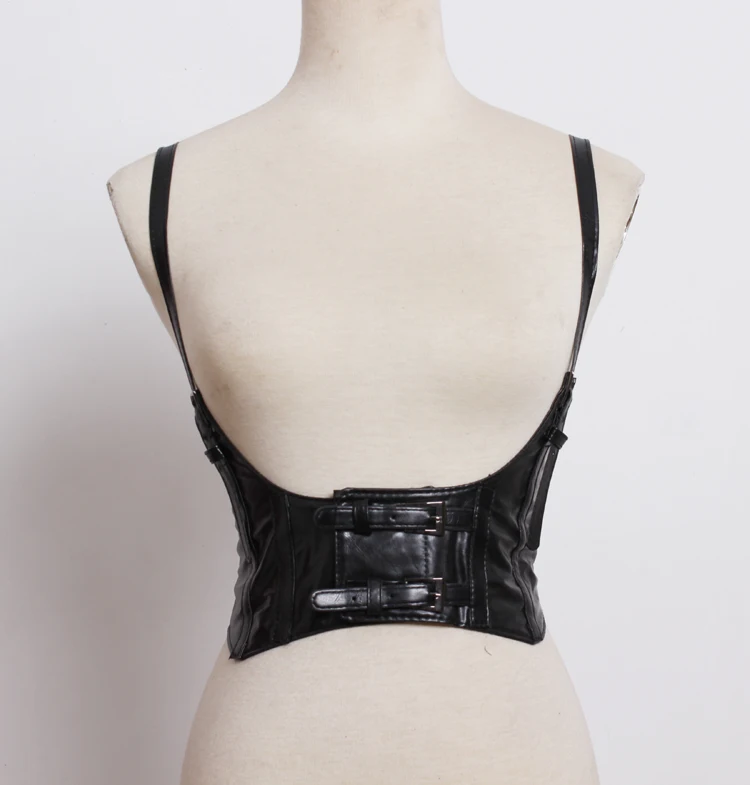 

Necessary Girdle Dark Lines Punk Gothic Complex Girdle Waist Harajuku PU Belts for Women Fajas Fajas Reductoras De Barriga 2020
