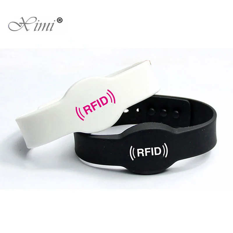 100pcs A Lot 125khz TK4100 RFID Wristband Bracelet Card for Swimming Pool Sauna Room Access Control Card