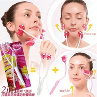 2020 new hot women beauty neck face roller slim massage facial tool massager slimming remove double chin tool