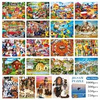 maxrenard jigsaw puzzles 300 550 750 1000 pieces 6849cm paper assembling puzzles toys for adults kids games educational toys