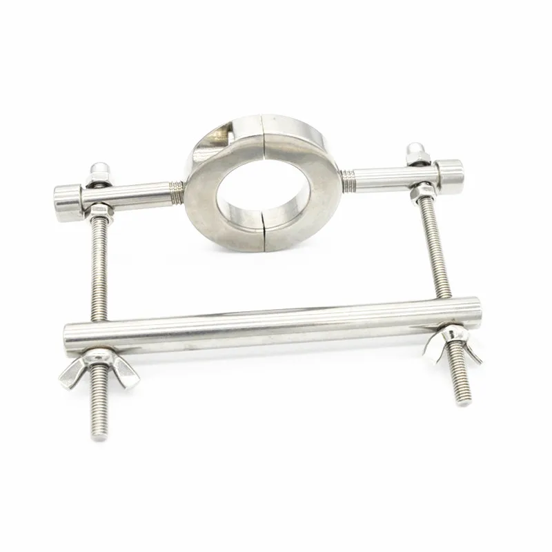 Metal cock ring ball stretcher