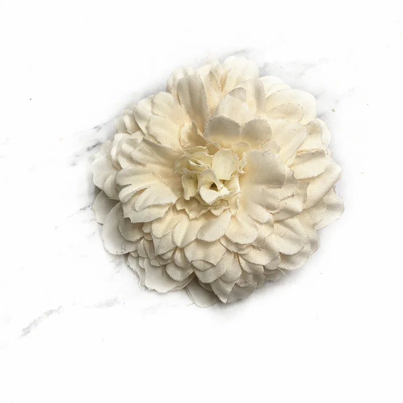 Milk white YOOROMER 5 шт. искусственный цветок хризантемы цветок свадьба DIY декоративный искусственный цветок украшение дома шелковая вышивка цветок - Цвет: Milk white