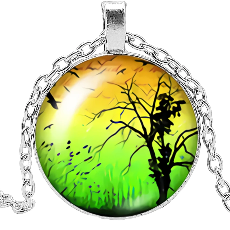 Новинка 2020 милое романтическое стильное цветное ожерелье с выпуклым круглым