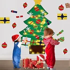 Детская войлочная Рождественская елка, рождественский подарок, украшения для рождественской елки, Санта-Клаус, рождественские украшения, подарки, новогодний декор 2022