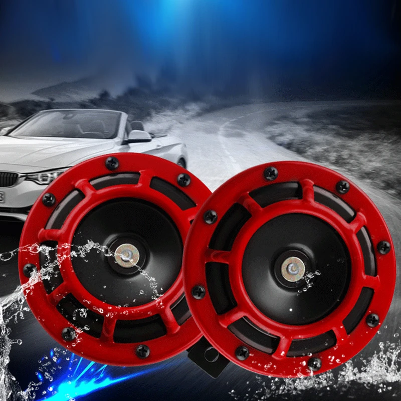 Супер громкий звуковой гриль 12 В Электрический компактный автомобильный рожок