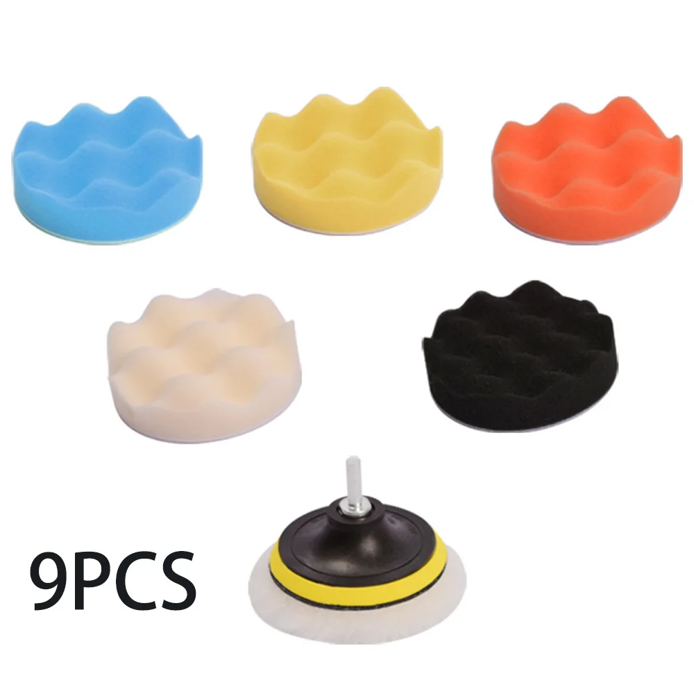 Набор полировальных насадок для резьбы М10 4 дюйма 100 мм 9 шт.|Детали инструментов| |