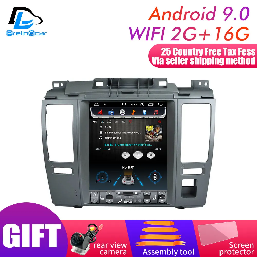 Android 9,0 2G ram 32G rom 4G LTE Автомобильный gps мультимедийный стерео радио p для Nissan Tiida Pulsar vetical плеер навигационная система - Цвет: WIFI  2G16G An9.0