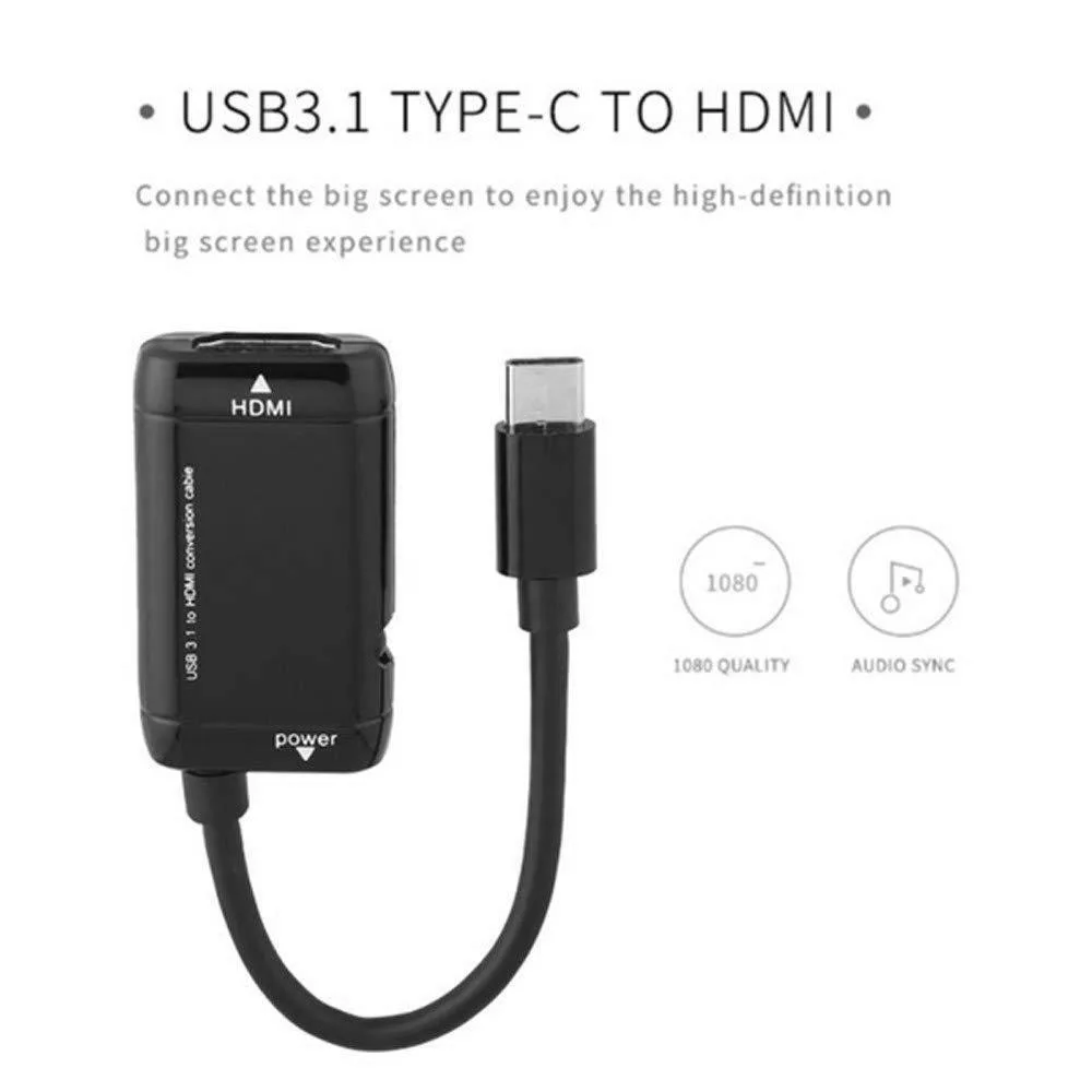 Адаптер для зарядки USB C Type HDMI переходник типа Samsung S9/8 Plus HTC HUAWEI LG G8|Кабели HDMI| |