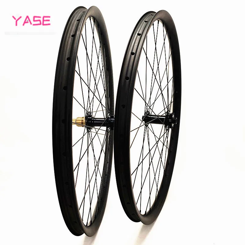 Mtb wheelset 29er 30x22 мм Бесконтактный/ассиметричный бескамерный XC гоночный углеродный
