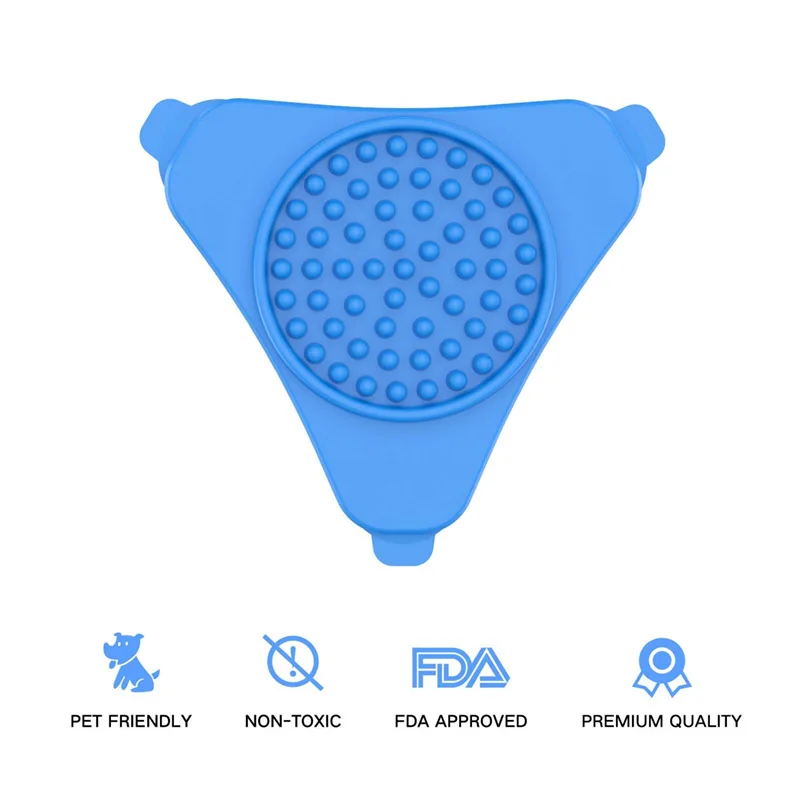 Коврик дозатор для собак устройство дрессировки присоска на стену груминга и