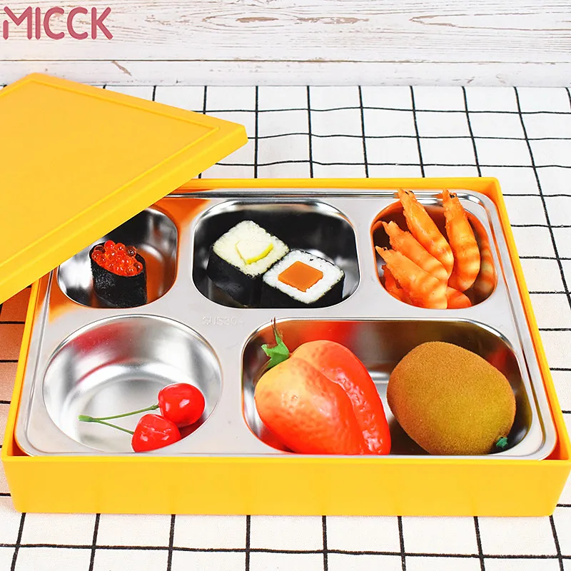 Mick Ланч бокс из нержавеющей стали в японском стиле офисный Рабочий бизнес с