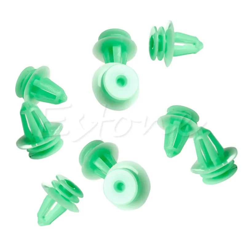 

20Pcs 9mm Hole Plastic Car Door Bumper Push Clip Fasteners for bmw