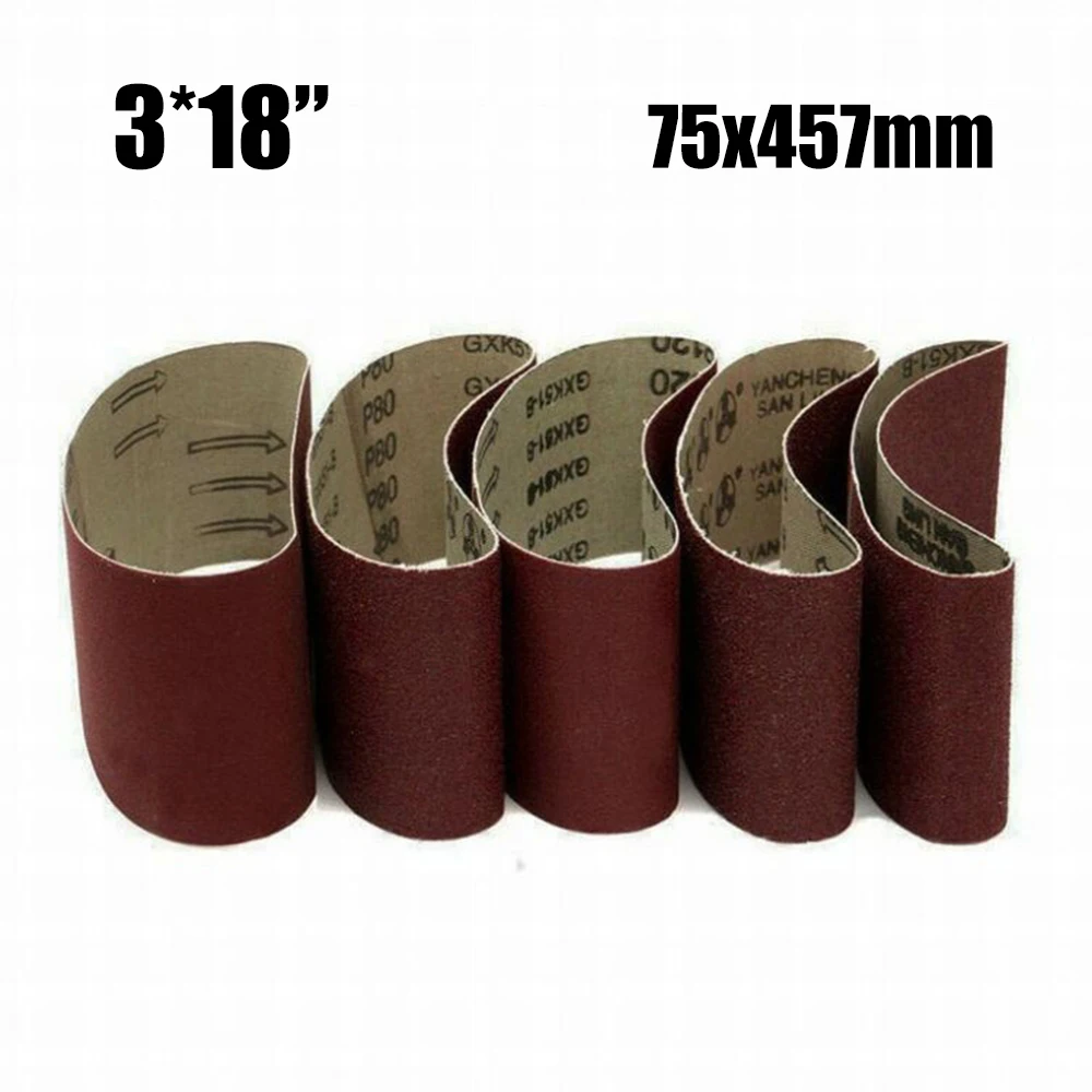 

15pcs Wood Metal Abrasive Resin Sanding Belt Grinding Polishing Machine Sander