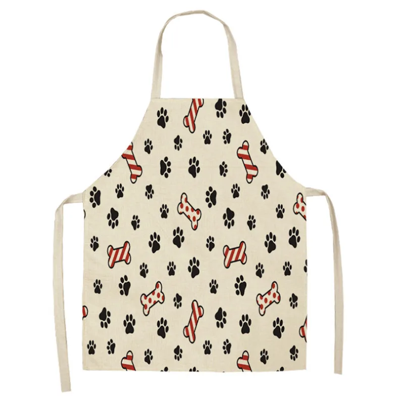 1 шт. Женский слюнявчик из хлопка и льна 53 х65 см | Дом сад