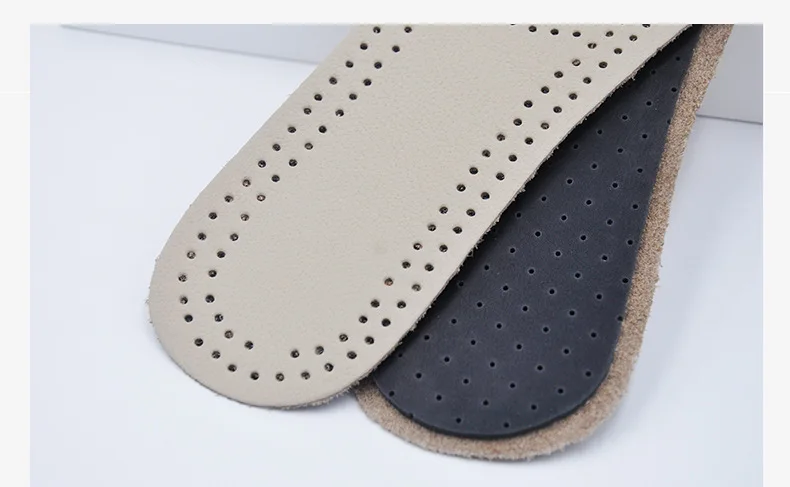 Стелька из натуральной воловьей кожи дезодорирующая подушка слой головы стелька