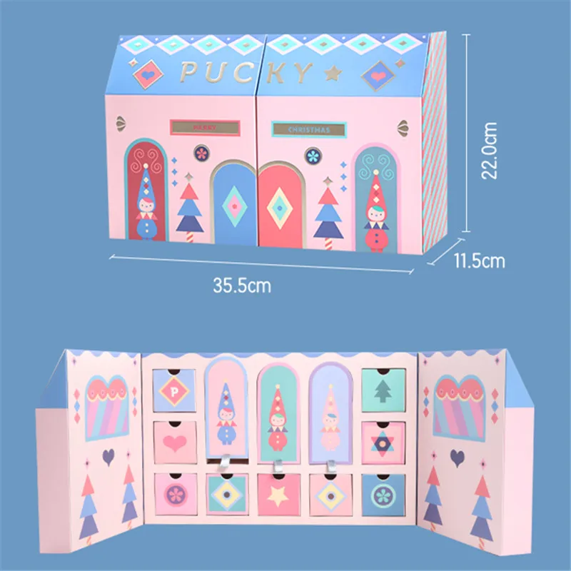 

Blind box genuine Biqi Christmas series gift box limited models tide play doll hand-made ornaments