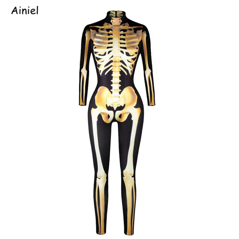 Костюм для косплея на Хэллоуин комбинезоны боди суперхэллоуина с 3D-принтом