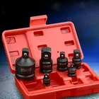 Переходник ударной головки 14 дюйма, 38 дюйма, 12 дюйма, 34 дюйма, 1 дюйм, переходник CR-MO, набор переходников редукционный конвертер для преобразования ударных драйверов