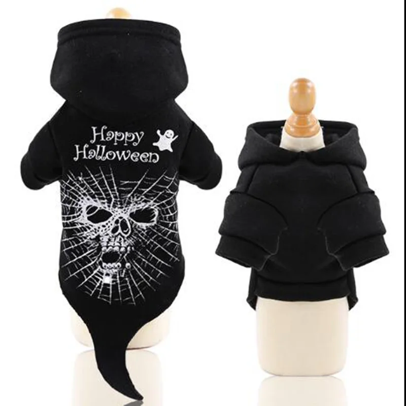 HU Одежда для собак Хэллоуин Карнавал забавная одежда домашних животных весна и