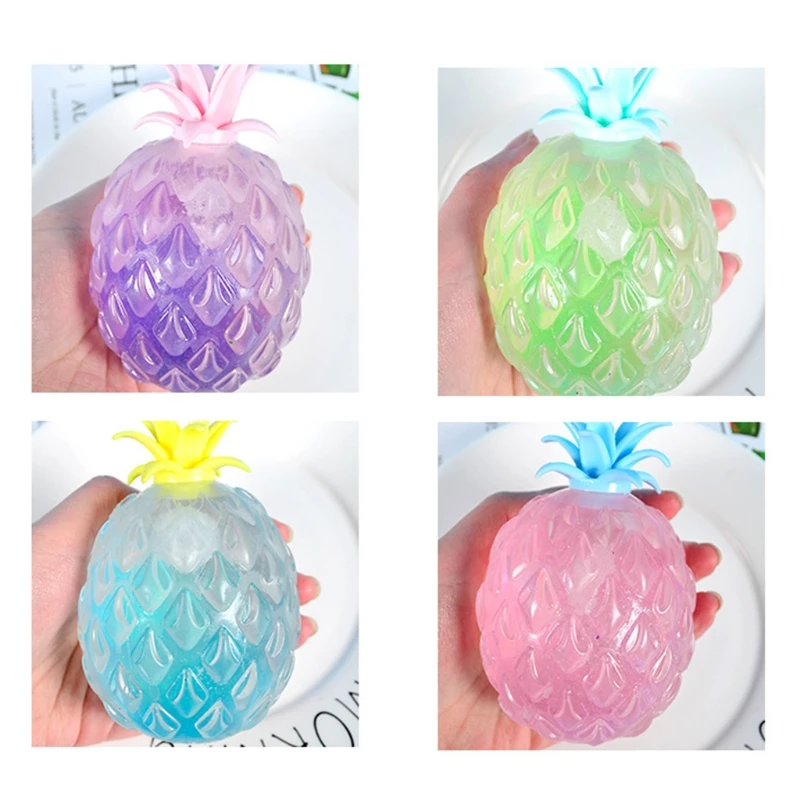 

Pineapple Anti-Stress Ball Toy Squishy Fruit Help Release Anxiety Tension H055