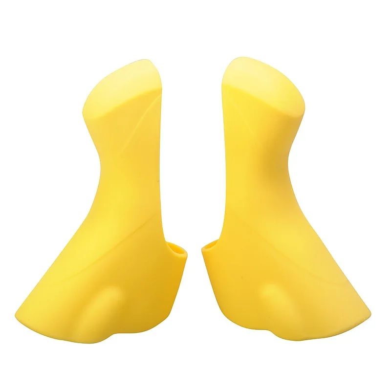 Yellow Подходит для SHIMANO SORA/Claris ST-R2000/R3000 шоссейная езда на велосипеде Передняя передача ручная замена силиконовый защитный чехол - Color: Yellow