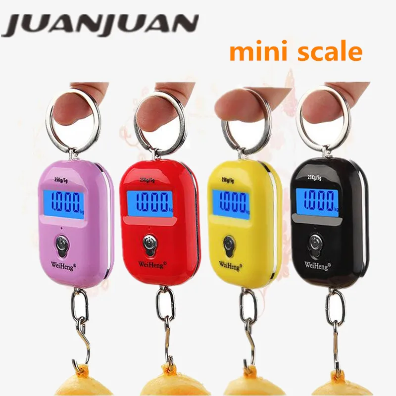 Компактные подвесные весы портативные электронные цифровые с подсветкой для