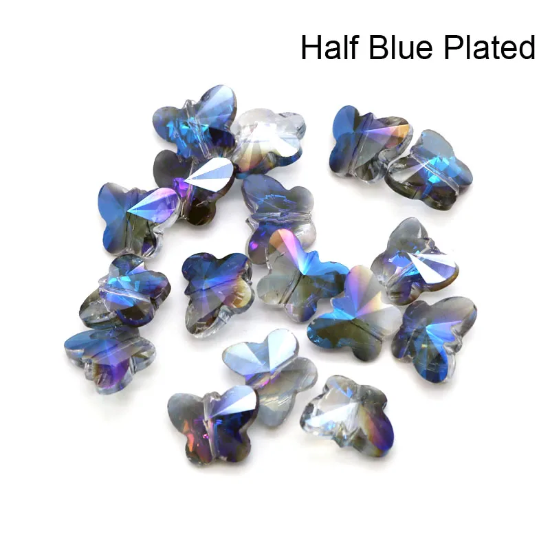 Новые хрустальные бусины 10x14 мм 50 шт./лот цветные стеклянные подвески в форме