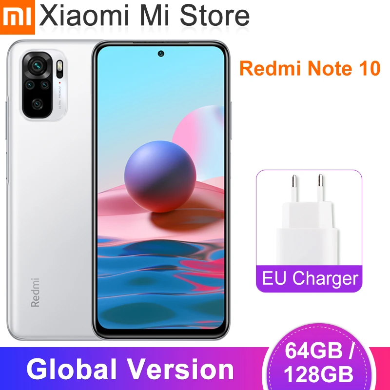 Глобальная версия Xiaomi Redmi Примечание 10 мобильный телефон 4 Гб RAM 64 / 128 ГБ ROM Snapdragon 678
