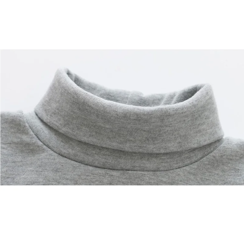 

Baby Girl Sweatshirt Autumn Winter Turtleneck Sweatshirts Toddler Baby Kids Boy Girl Cotton Casual Infants Tops Clothing LZ612