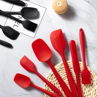 6pcs heat resistant silicone cookware set nonstick cooking tools spatula oil brush kit utensils for cake bbq kitchen baking tool
