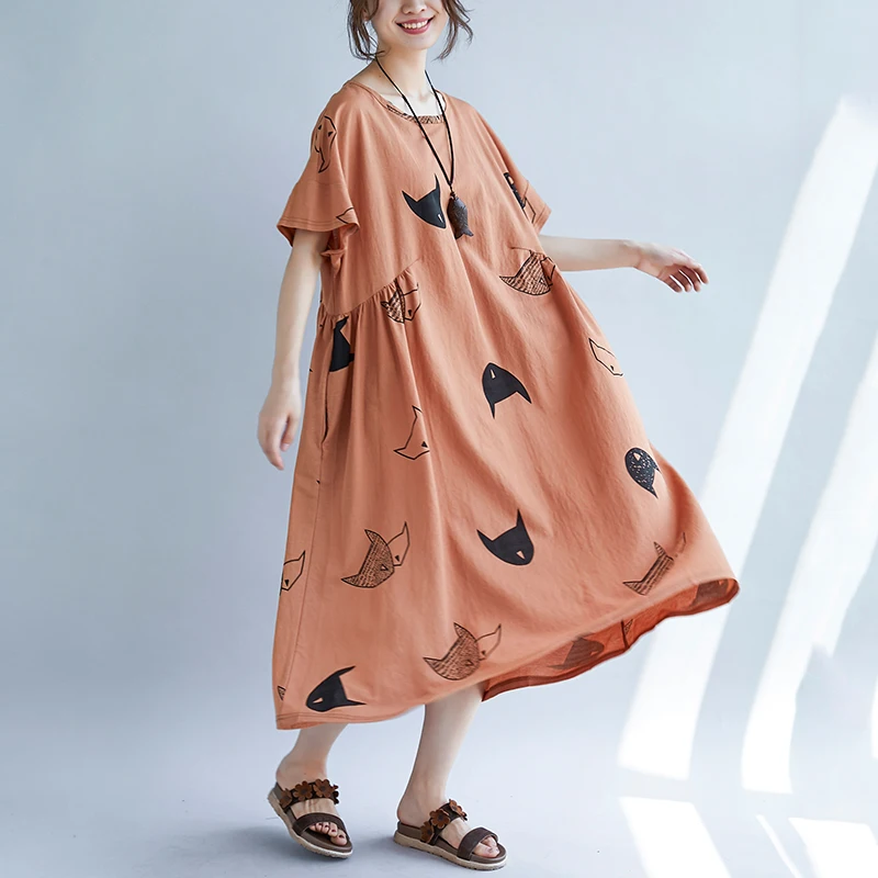 Большие размеры 4XL летние женские модные элегантные топы с мультяшным принтом