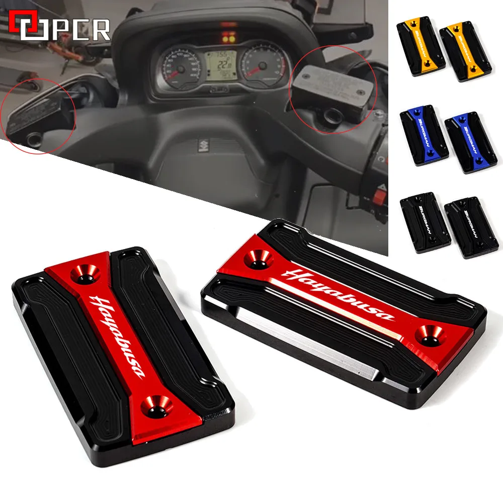 

Motorcycle Front Brake Fluid Reservoir Cover Cap For SUZUKI BURGMAN 650 BURGMAN650 AN650 2006-2021 CNC Motor Accessories