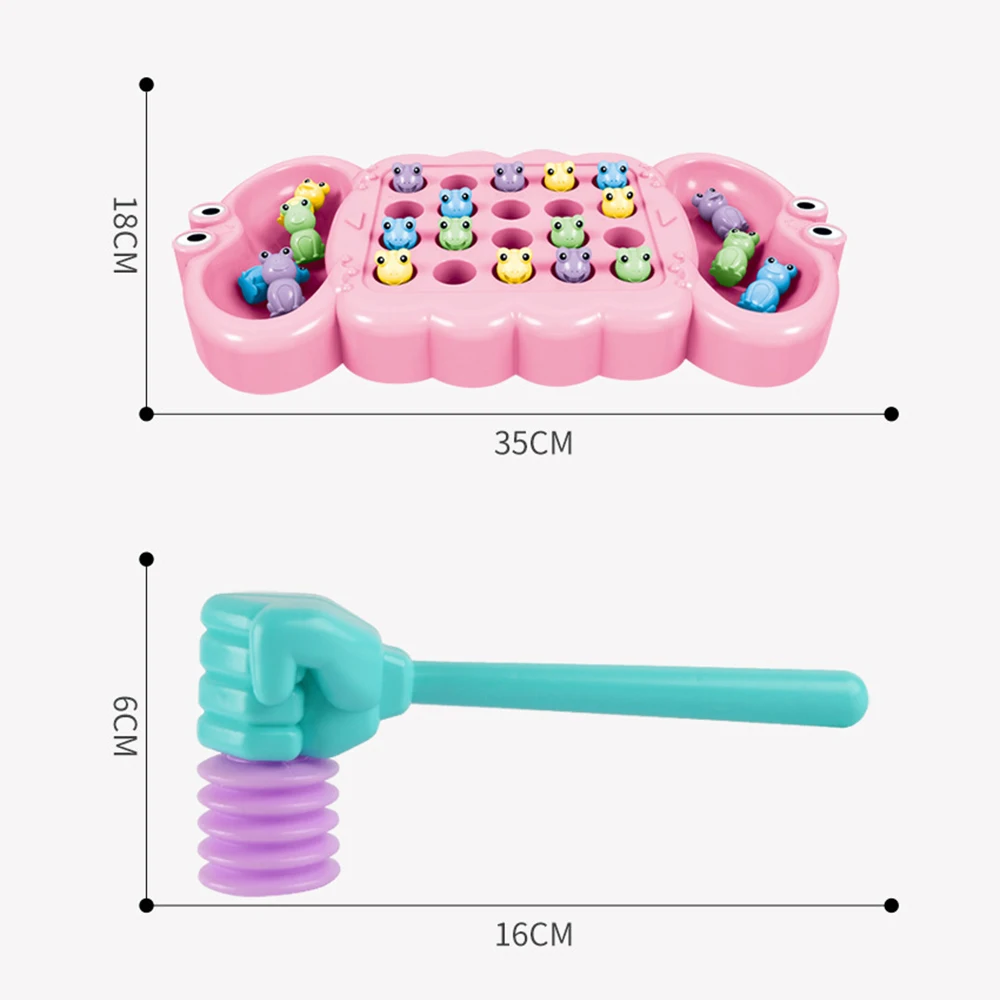 Дети играют Молот ловить лягушку жадные игрушки-бобы электрическая детская