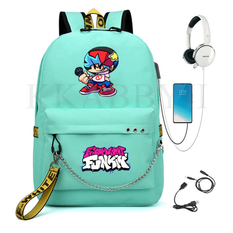 Пятница ночь Funkin рюкзак Персонализированная модная дорожная сумка для ноутбука