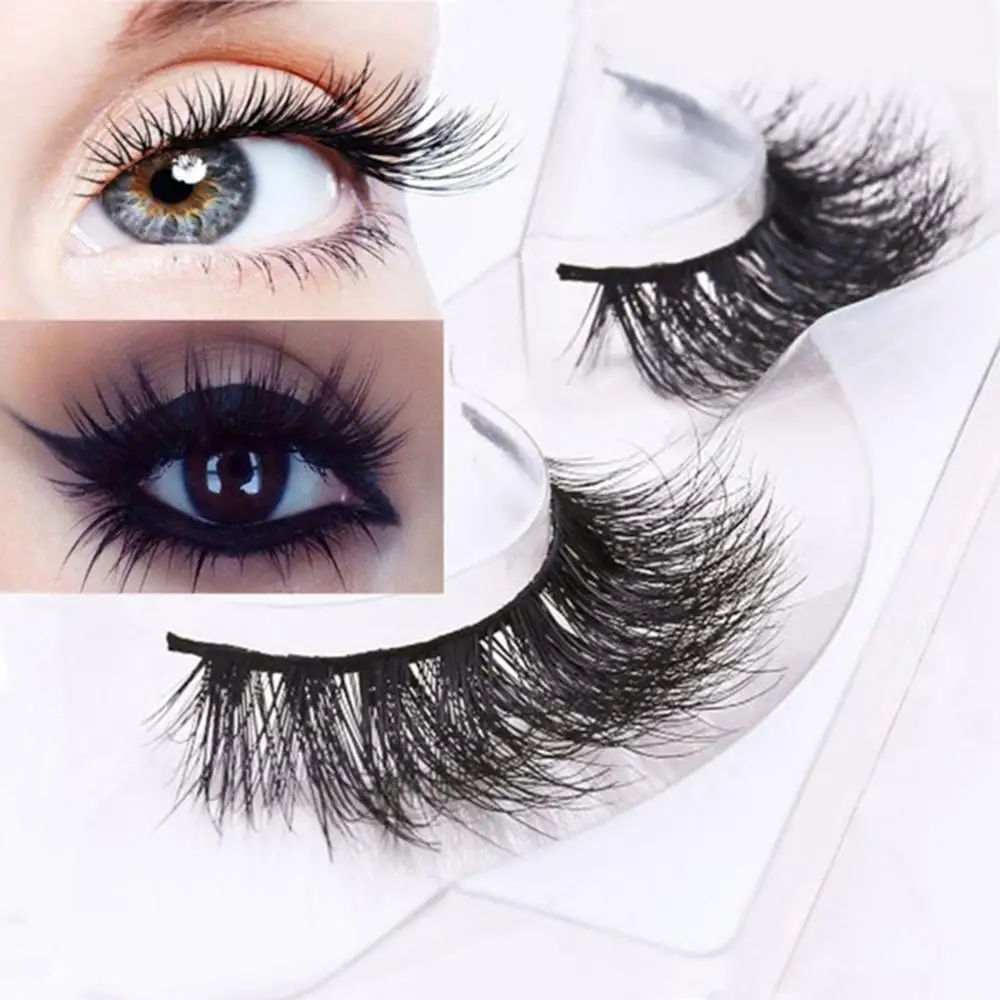 

50% Hot Sale Women Extra Super Long Thick Curly False Eyelashes Makeup Lash Tools Cosmetic