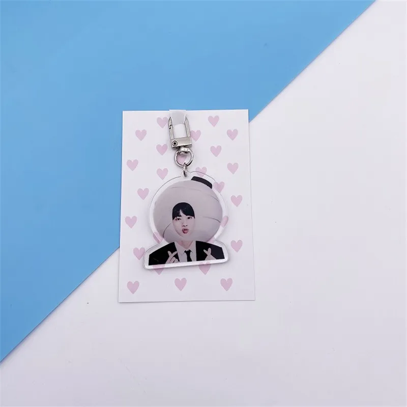 JIN Kpop Bangtan мальчики карта душа Persona Мальчики с Luv крови пот слезы фото брелок милый брелок JIMIN JIN SUGA JUNG KOOK - Цвет: JIN