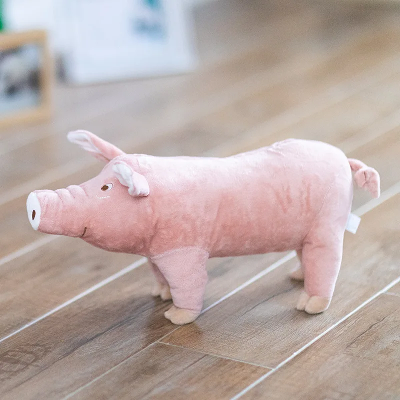 

Aapet 1pc Pet Bite Toy Plush Simulation Pig Shape Dog Molar Chew Toys Interactive Toy For Dog Pet Dog Teeth Cleaning Supplies