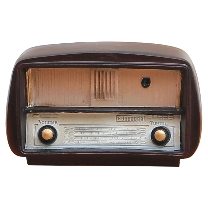 

Nordic Resin Vintage Phonograph Decoration Crafts Creative Retro Radio Old Gramophone Model Robot Windmill Ornaments Miniatures