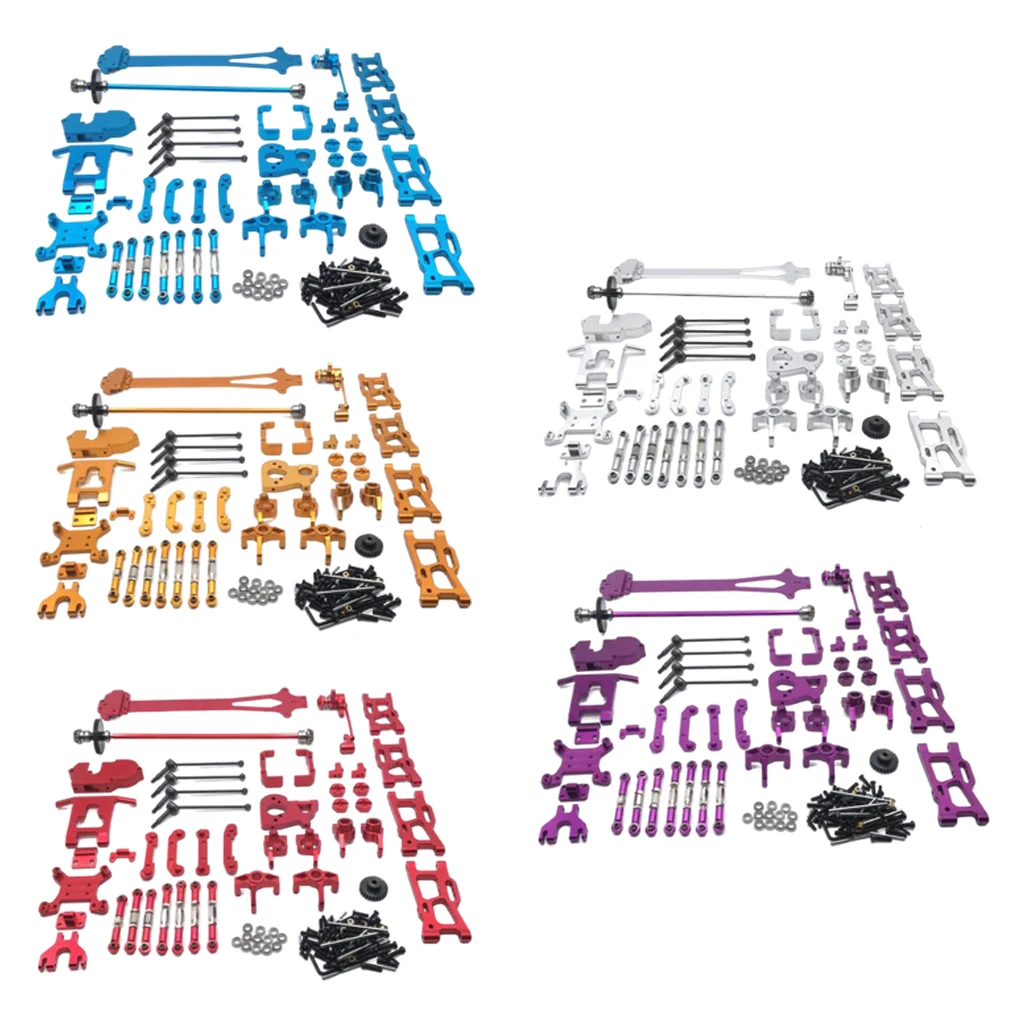 

Metal Upgrade Part Kit fit for WLtoys 1/12 124016 124017 124018 124019 RC 2.4G Rally Car Buggy Car CVD Drive Shaft Replacement