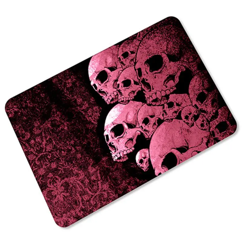 Скандинавский Добро пожаловать дверной коврик произвольно DIY обрезание черепа