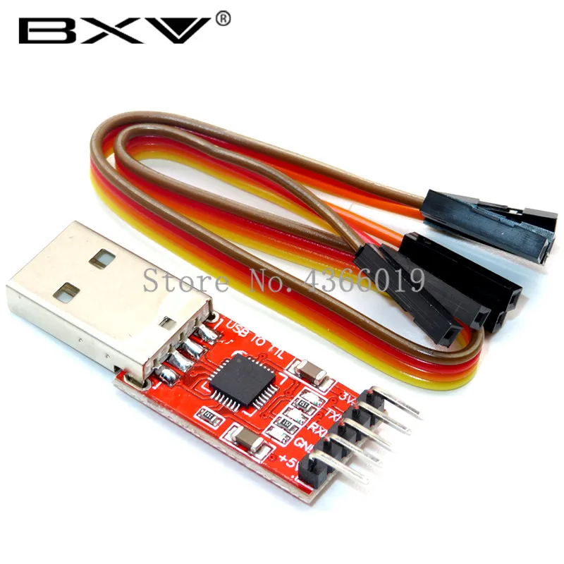 20 шт. CP2102 модуль USB к TTL серия UART STC загрузочный кабель супер щетка линия обновления