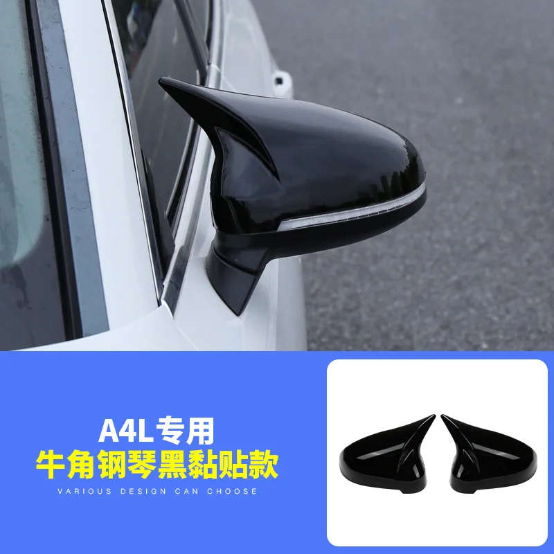 2 шт. автомобильного зеркала заднего вида Защитная крышка матовый хром для Audi B9 A4