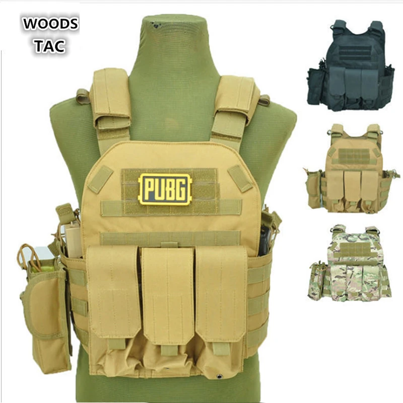 LBT Стиль тактический жилет пластина Перевозчик W 3 мешочки страйкбола Военная