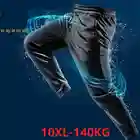 Брюки мужские спортивные из вискозы, дышащие, большие размеры 8XL 9XL 10XL, эластичные, для спортивного зала, весна-лето