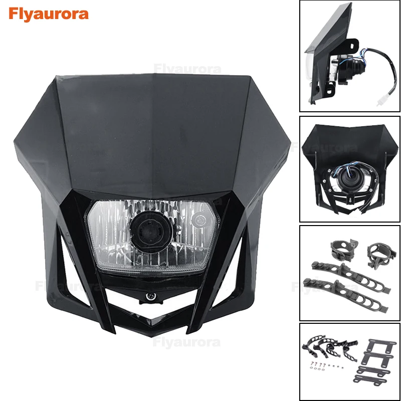 Двойная Спортивная фара мотоцикла для HONDA XR CRF 150 230 250 450 KAWASAKI KLX SUZUKI DRZ RMZ RM YAMAHA |