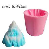 3d mountain hill shape candle mould dessert ice cream mould aromatherapy silicone mold home decoration